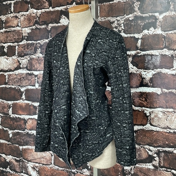 Eileen Fisher Cardigan Women's PS Petite Small Grey Open Front Sweater - Picture 6 of 13